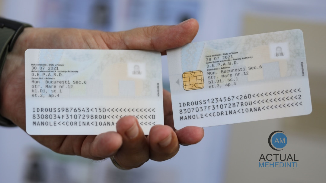 Primele cărți electronice de identitate, eliberate, în Mehedinți, de astăzi!
